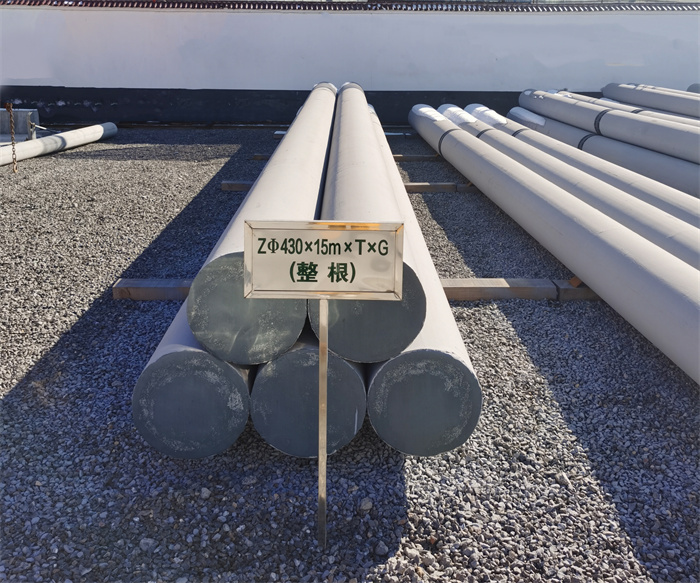 小店430×15米×T×G终端电线杆