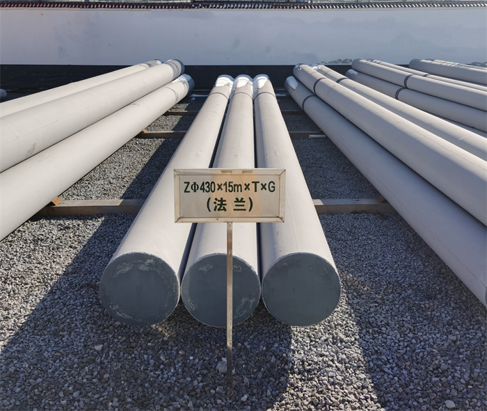 小店430×15米×T×G法兰水泥杆